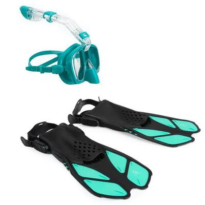 AQUASTIC Schnorchelset Maske + Schnorchel