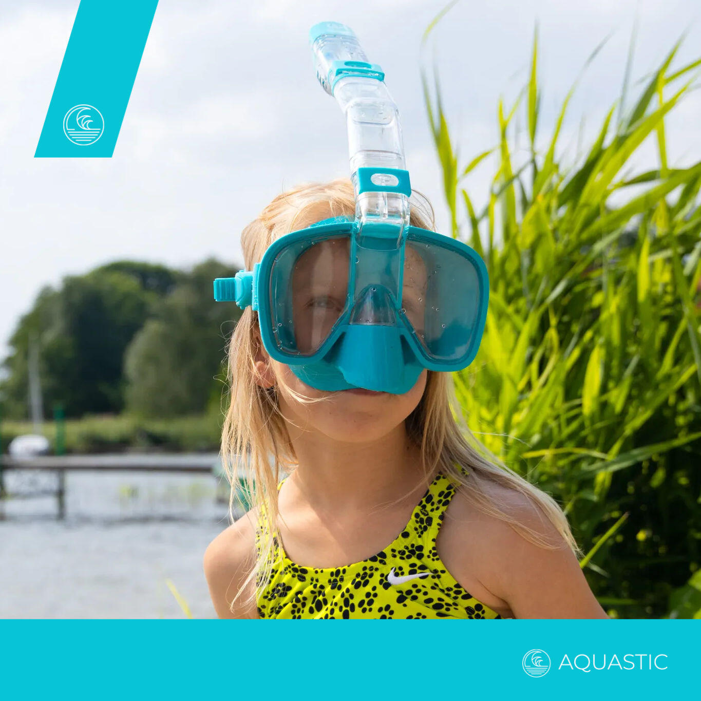 Set snorkeling AQUASTIC Maschera + boccaglio 7/7