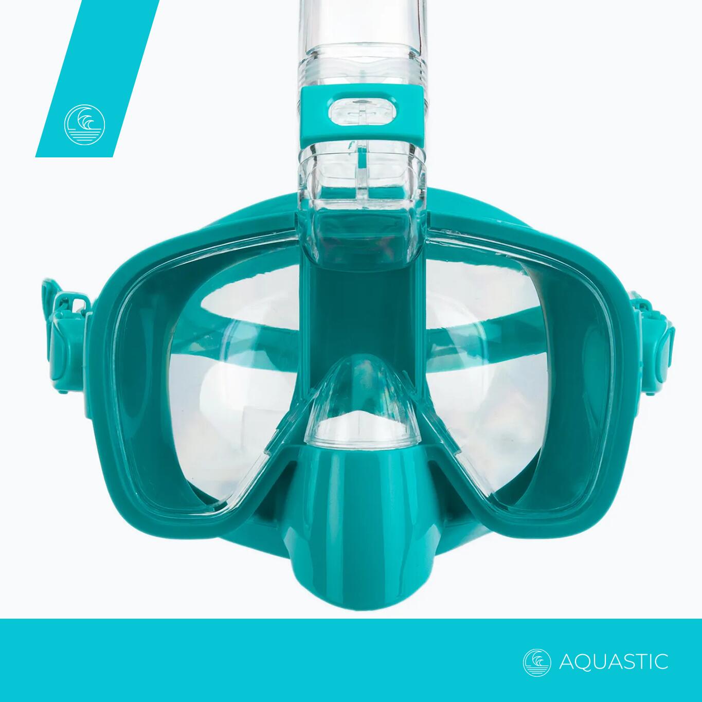 Set snorkeling AQUASTIC Maschera + boccaglio 4/7