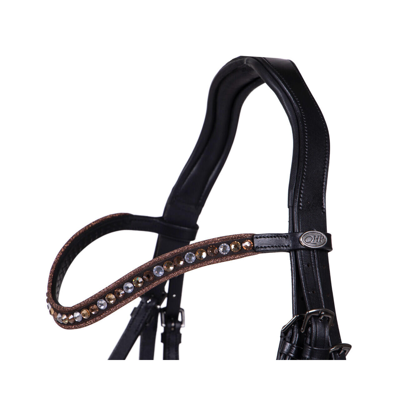 Briglie anatomiche per l'equitazione QHP Orlando 3/4