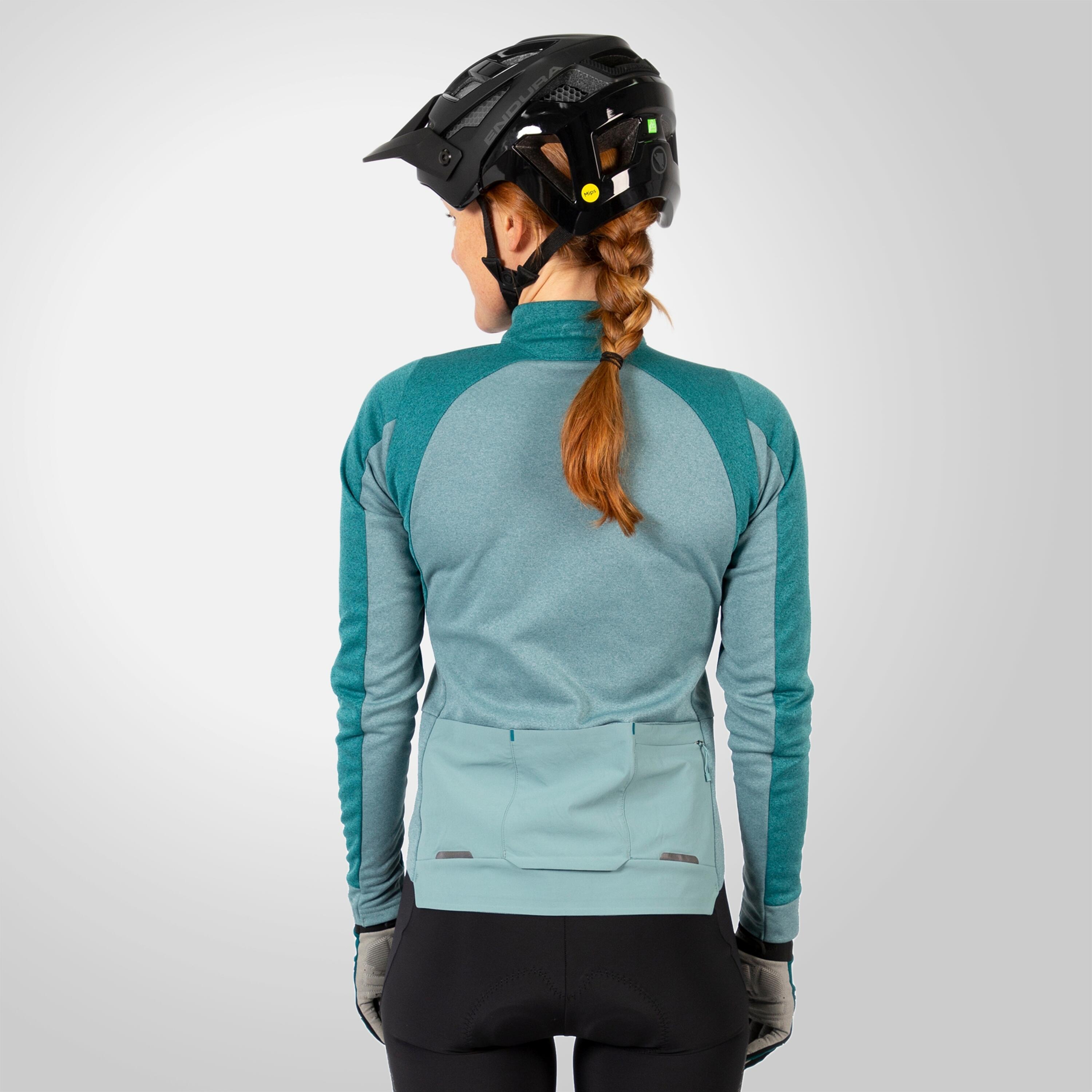 Maillot Manches Longues Endura GV500 Femme Sapin Vert 4/4