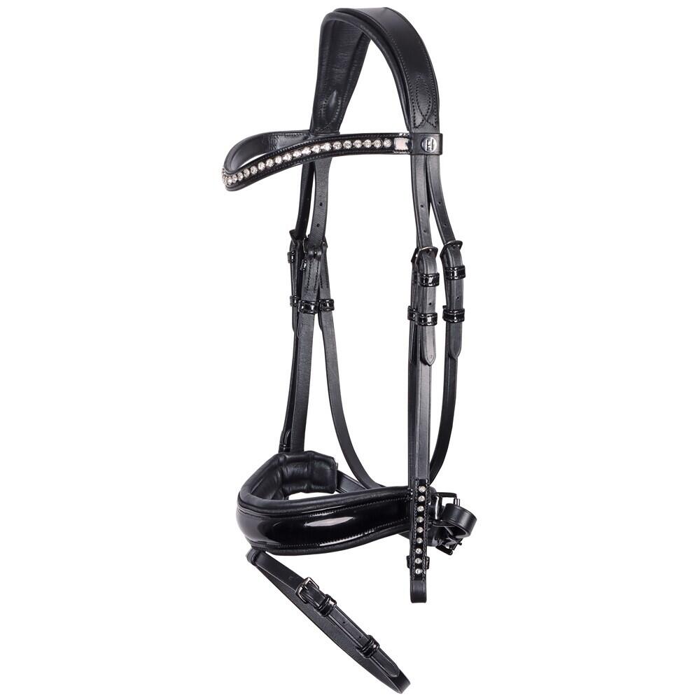 Briglia anatomica da equitazione Harry's Horse Diamond Lacque 1/3