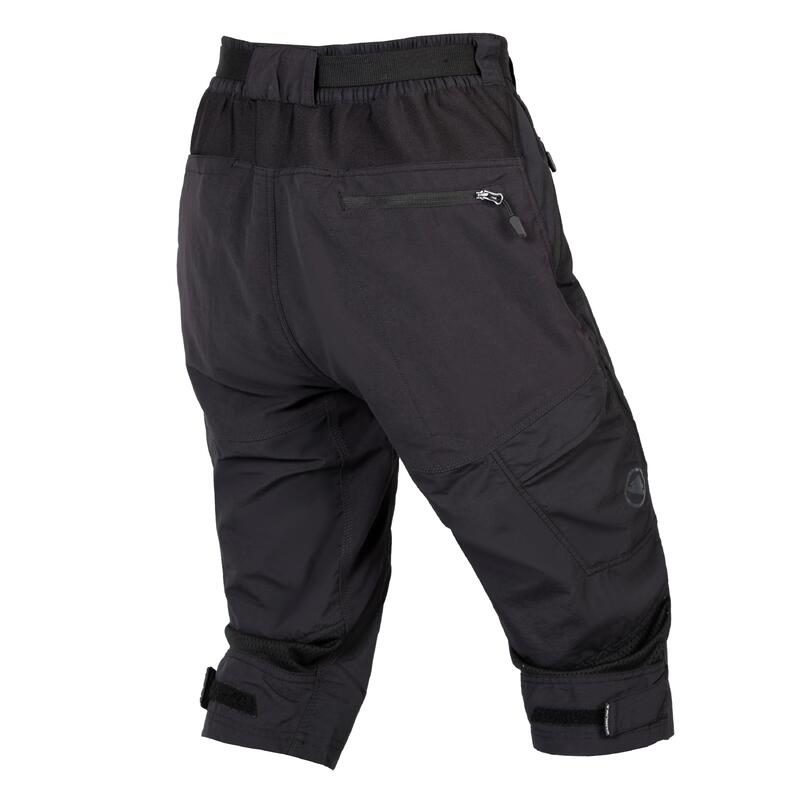 Pantaloni scurți de ciclism pentru femei Endura Hummvee 3/4 W negri