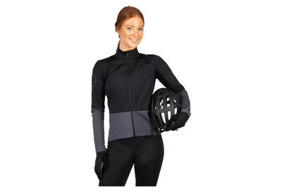 Damen Langarmtrikot Endura FS260 Jetstream Schwarz