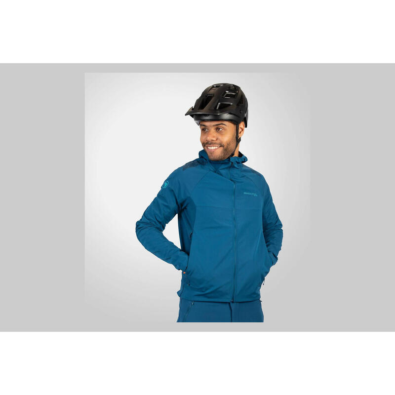 Endura MT500 Thermo Long Sleeve Jacket Blauw M