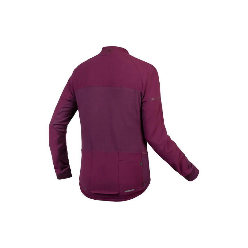 Endura GV500 tricou cu mânecă lungă Aubergine