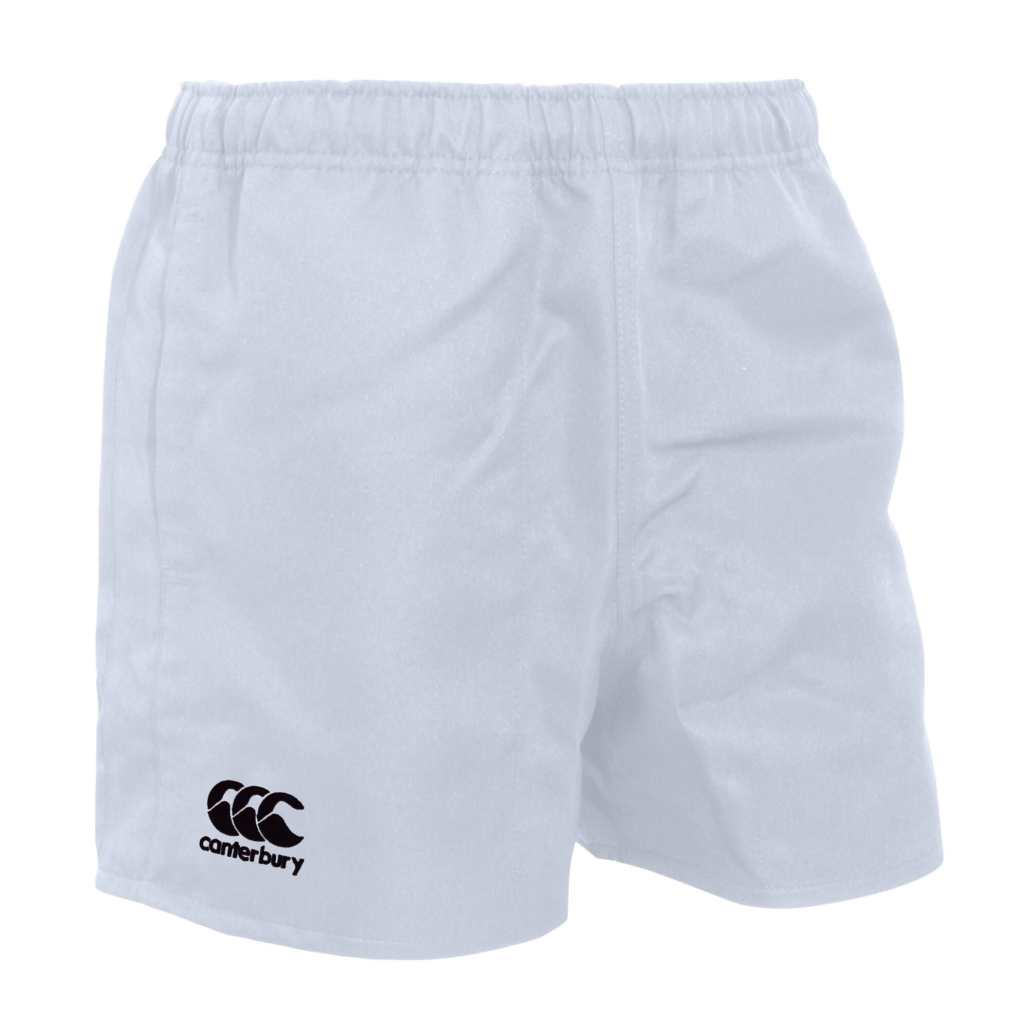 Mens Professional Elasticated Sports Shorts (White) 3/3