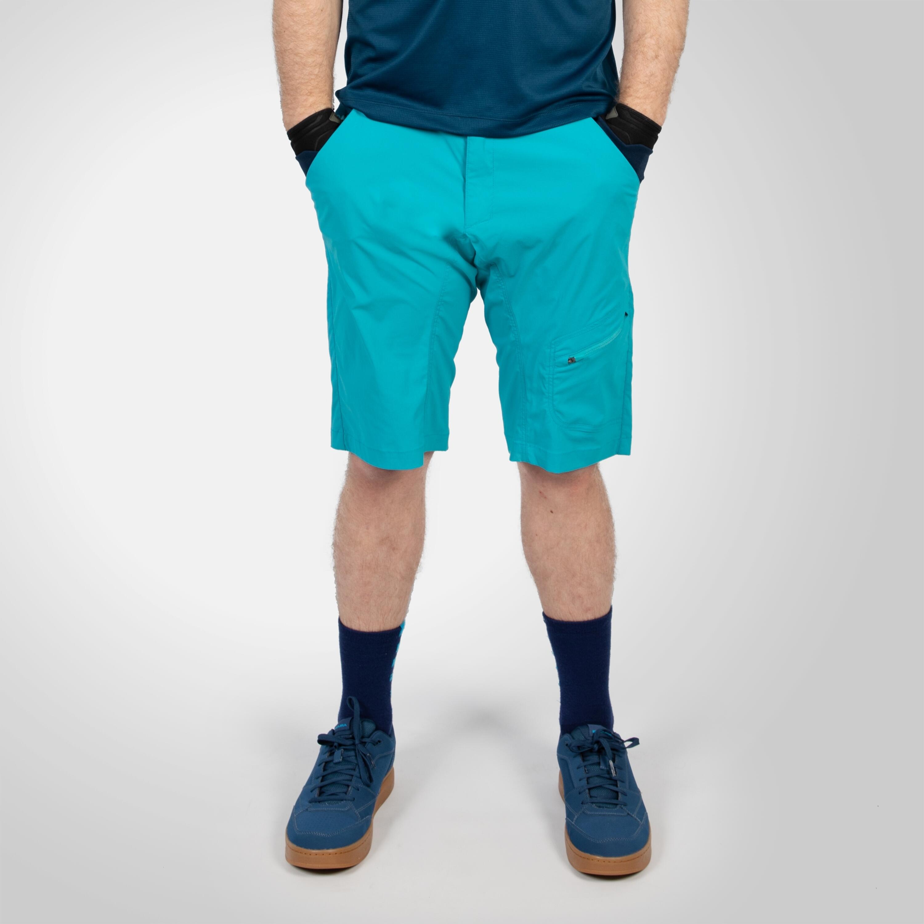 Short Endura Hummvee Lite avec sous-short Bleu 3/4