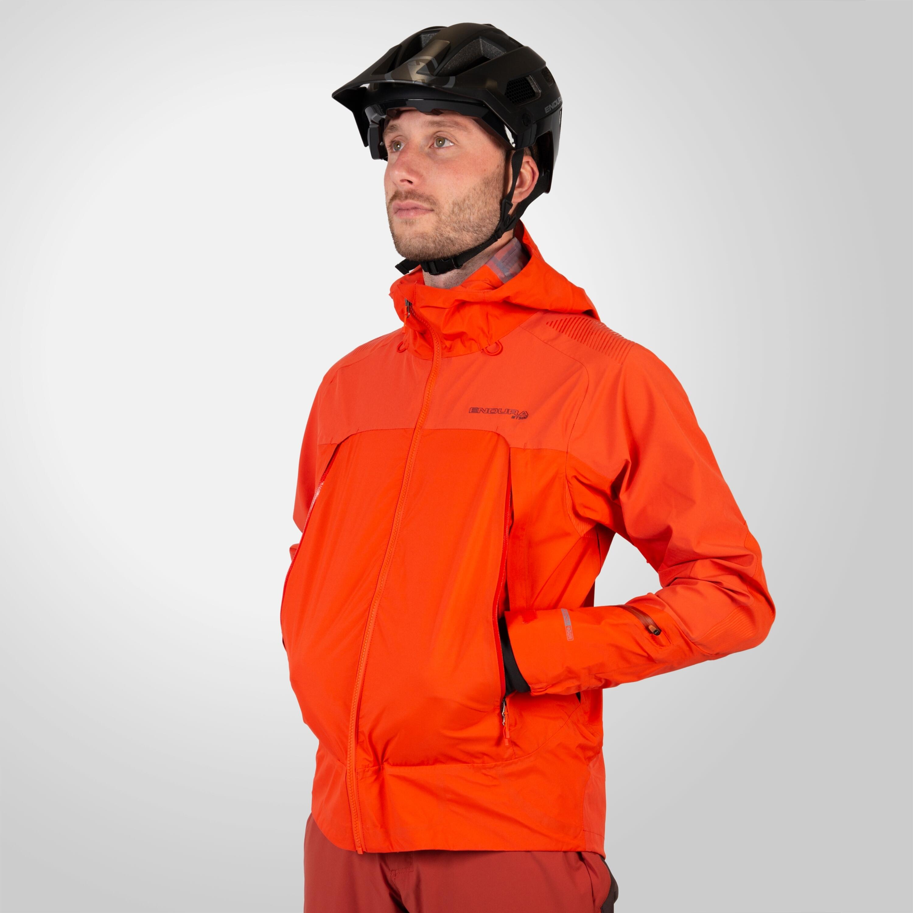 Veste Imperméable Endura MT500 II Paprika Orange 3/5