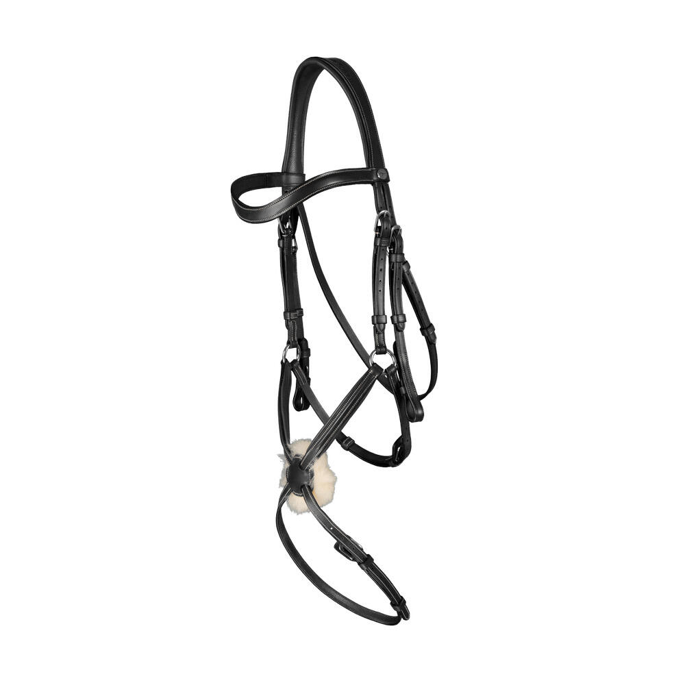 Dy'on - Bridon Équitation Muserolle Croisée Dy'on - Bridon - Noir - Cob - Decathlon