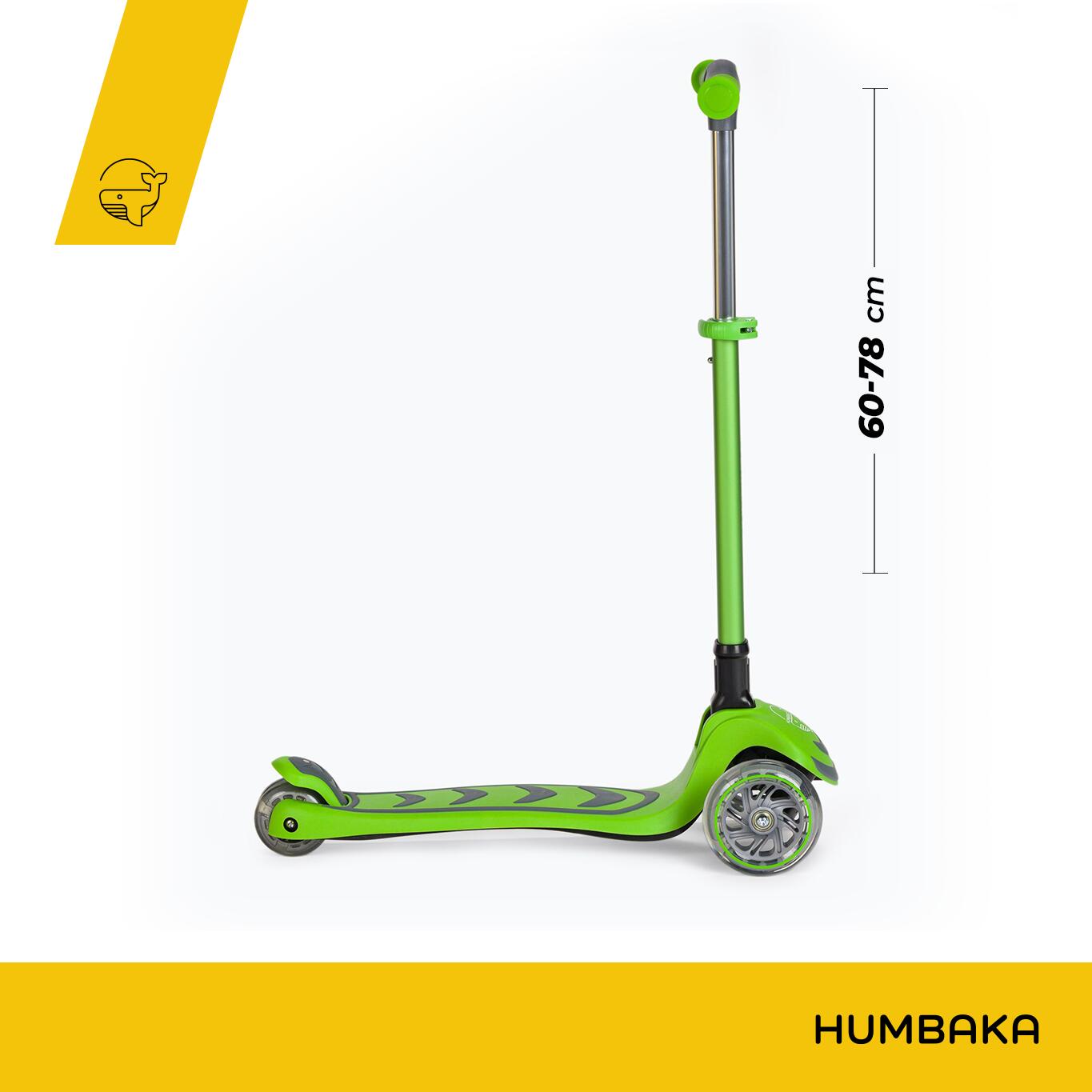 Scooter infantil de três rodas HUMBAKA Mini T 2/7