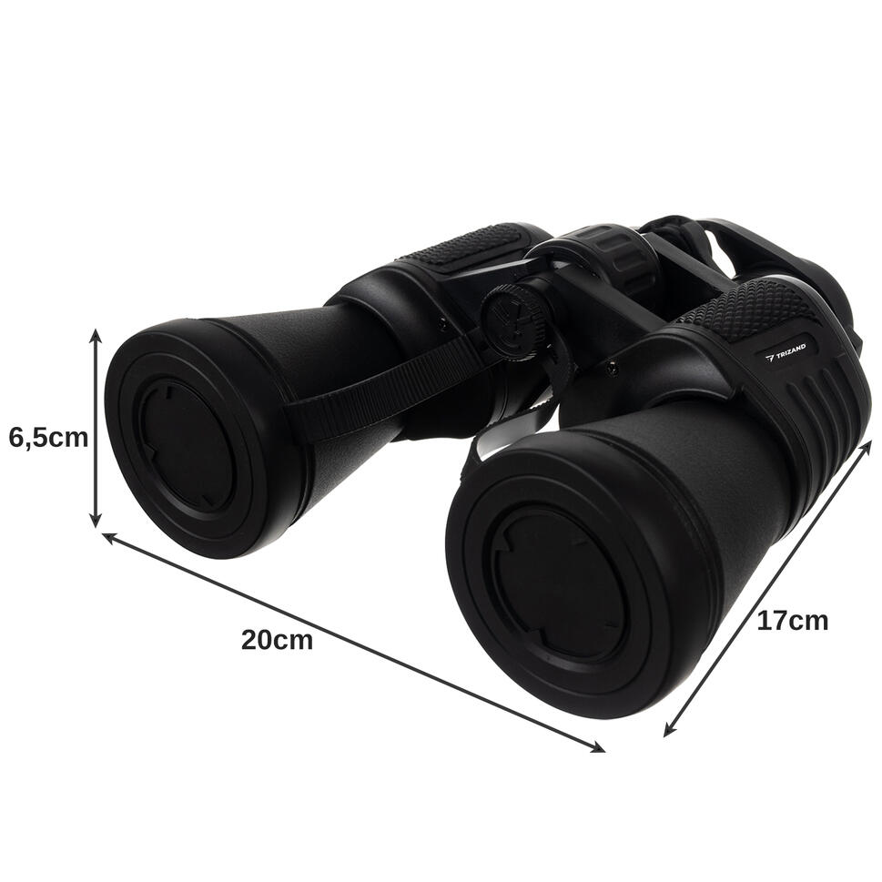 Lornetka 10x50 Turystyczna Zoom + Etui Szklana Optyka TRIZAND