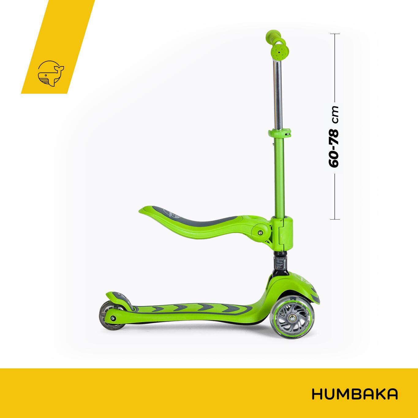 Scooter infantil de três rodas HUMBAKA Mini Y 2/7