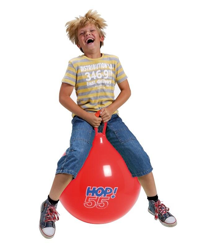 Hüpfball HOP Rot 55 cm Schulsport Unisex Rot 4/5