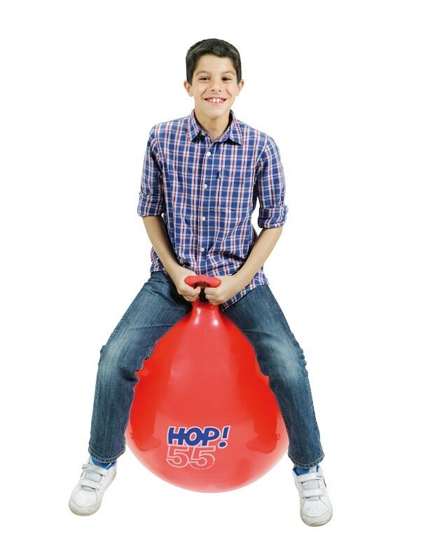 Hüpfball HOP Rot 55 cm Schulsport Unisex Rot 3/5