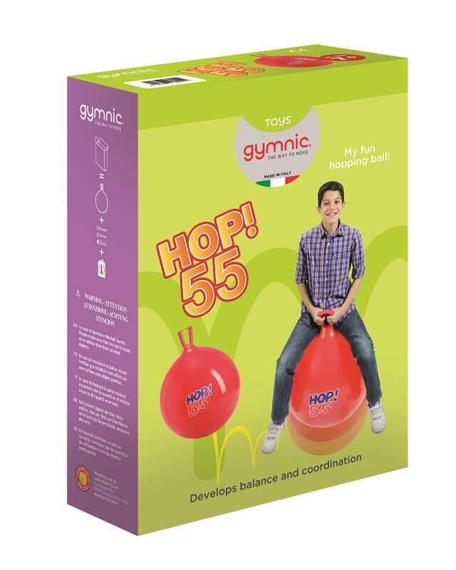Hüpfball HOP Rot 55 cm Schulsport Unisex Rot 5/5