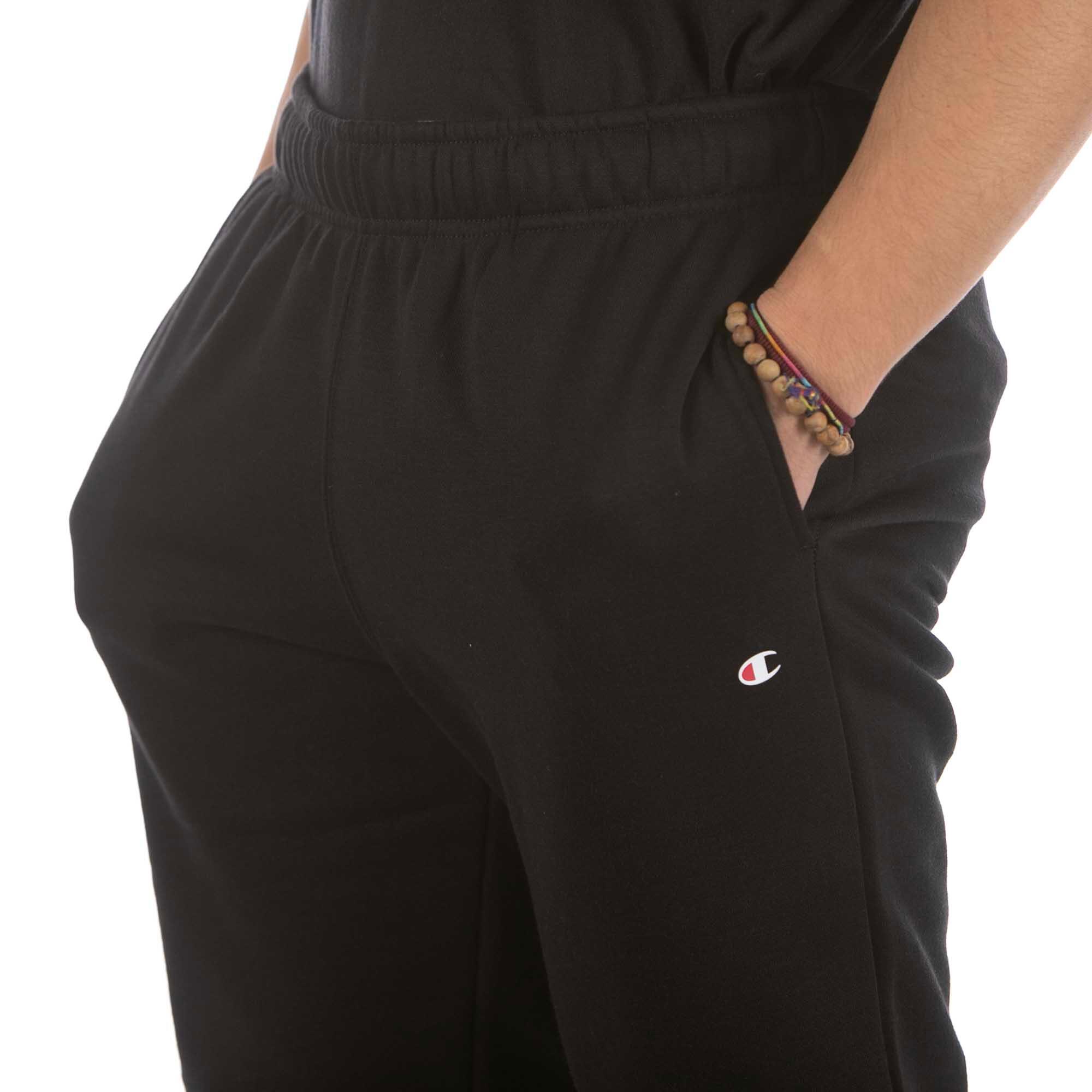 Calça Preta Champion Rib Cuff Adulto 4/5