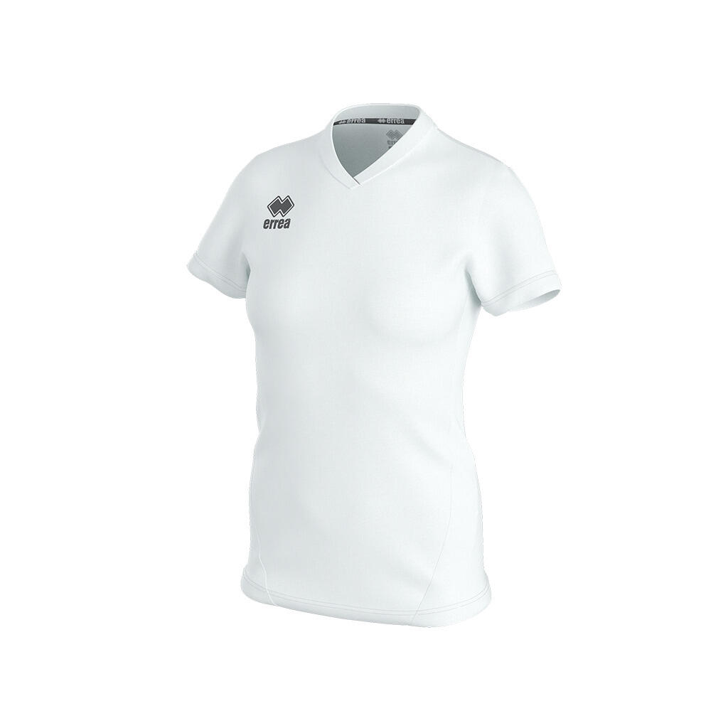 Errea - Maillot Femme Errea Brigit - T-shirt Manches Courtes - Blanc - 48 Xl - Decathlon