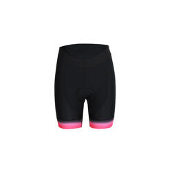 Culotte ciclismo mujer MARINA negro/rosa