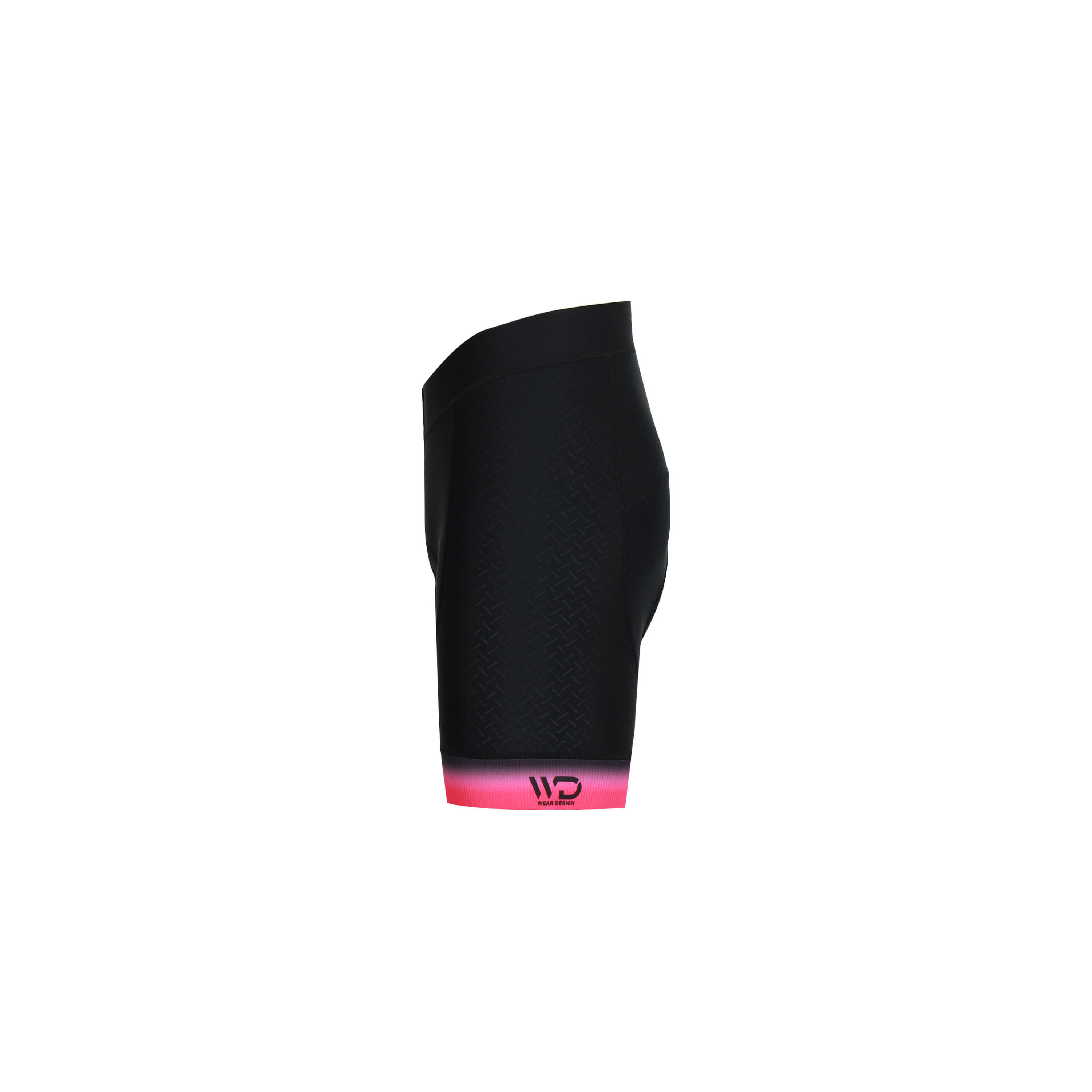MARINA damesfietsbroek zwart/roze 2/7