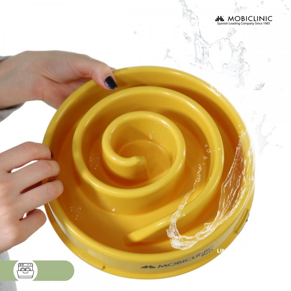 Mangiatoia lenta antivoracità Antiscivolo 500ml Spirale 19,5 x 4,6 x 20,6cm 5/7