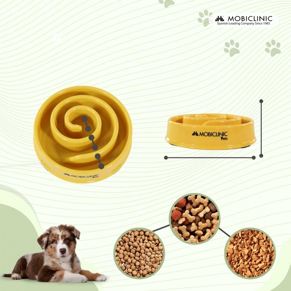 Mangiatoia lenta antivoracità Antiscivolo 500ml Spirale 19,5 x 4,6 x 20,6cm 2/7