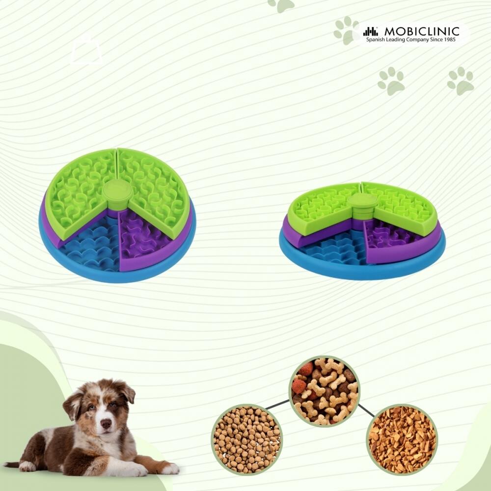 Mangeoire interactive pour chiens Trois couches 26x26x7,5cm Doggy 2/7