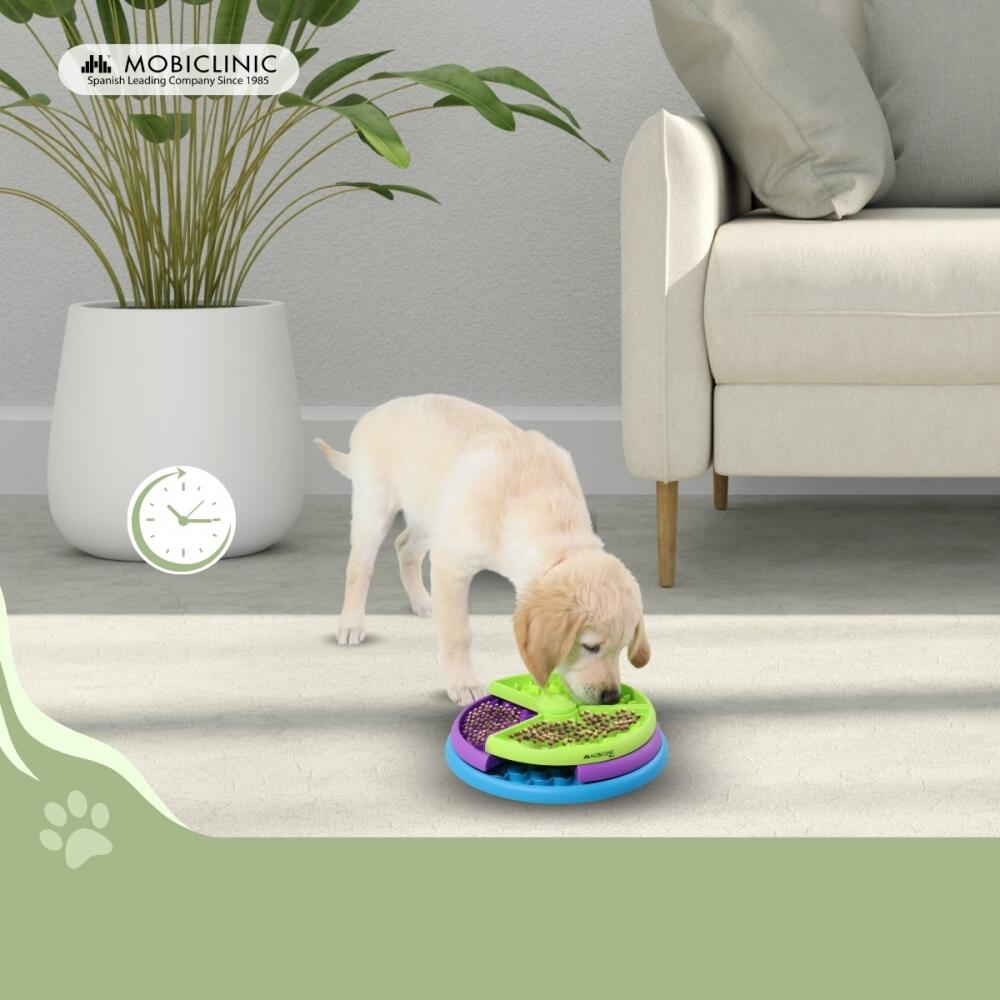 Mangeoire interactive pour chiens Trois couches 26x26x7,5cm Doggy 3/7