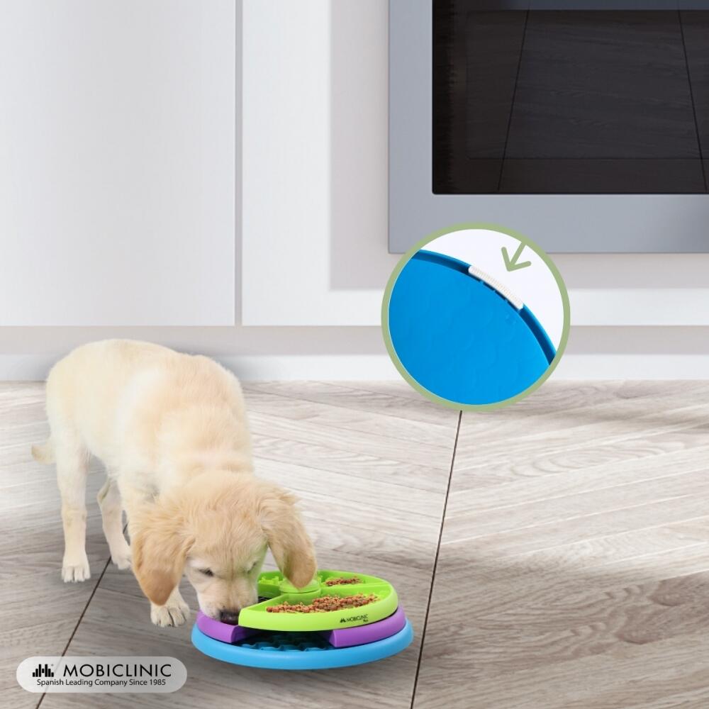 Mangeoire Lente Et Griffoir Pour Chien - Jouet Puzzle, 6 Compartiments, Antidérapant, Pour Toutes Races
