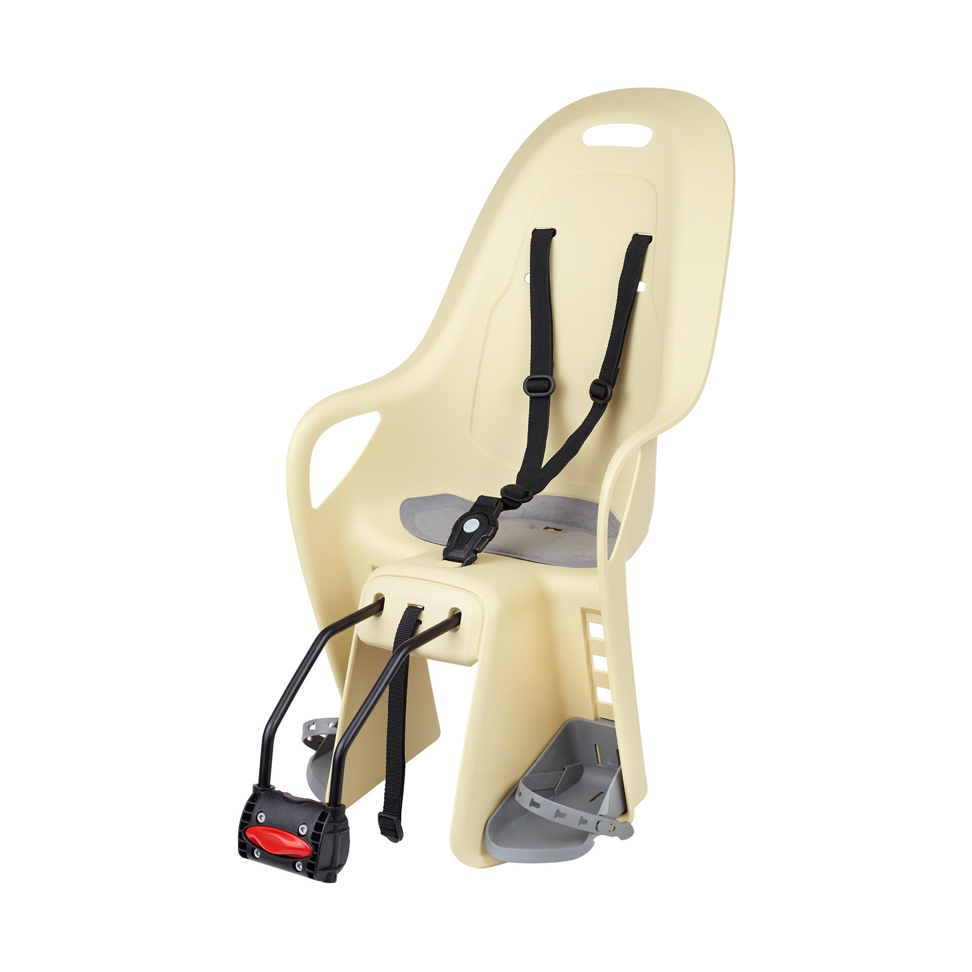 Cadeira Bicicleta Fixação Quadro Traseira KOARI Amarelo/Cinza