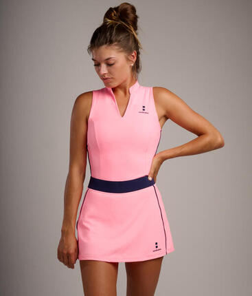 T-shirt sans manches sport femme pour tennis et padel Noir