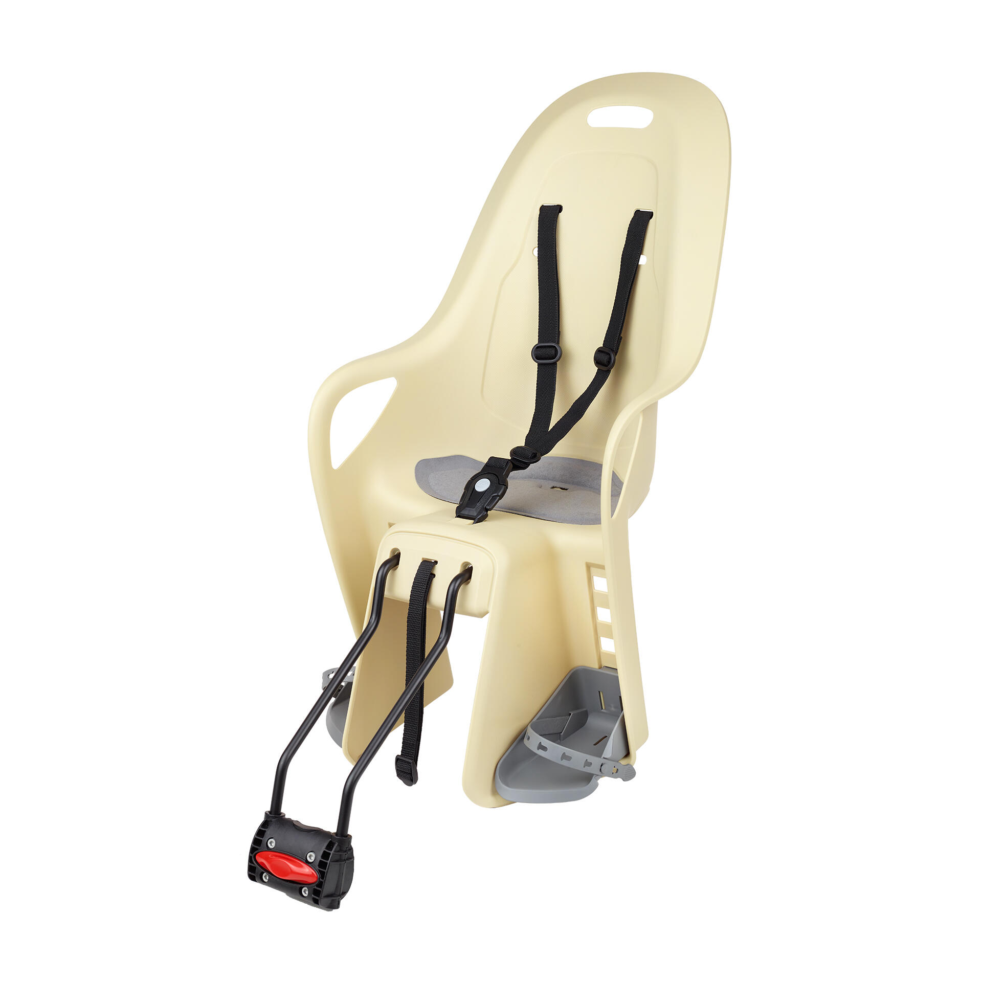 Cadeira bicicleta fixação quadros pequnos e 29ers traseira koari amarelo/cinza