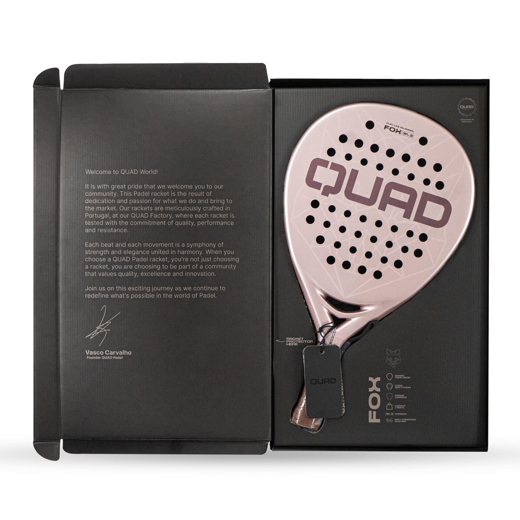 Raquete Padel QUAD Fox 7/8