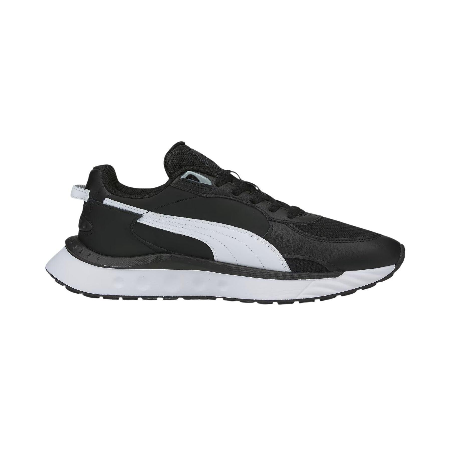 Puma - Chaussures Universel Hommes Puma Wild Rider Route - Chaussures De Sport - Blanc|noir - 42 - Decathlon