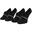 Uniszex zokni, Skechers 2PPK Mesh Ventilation Footies Socks, fekete
