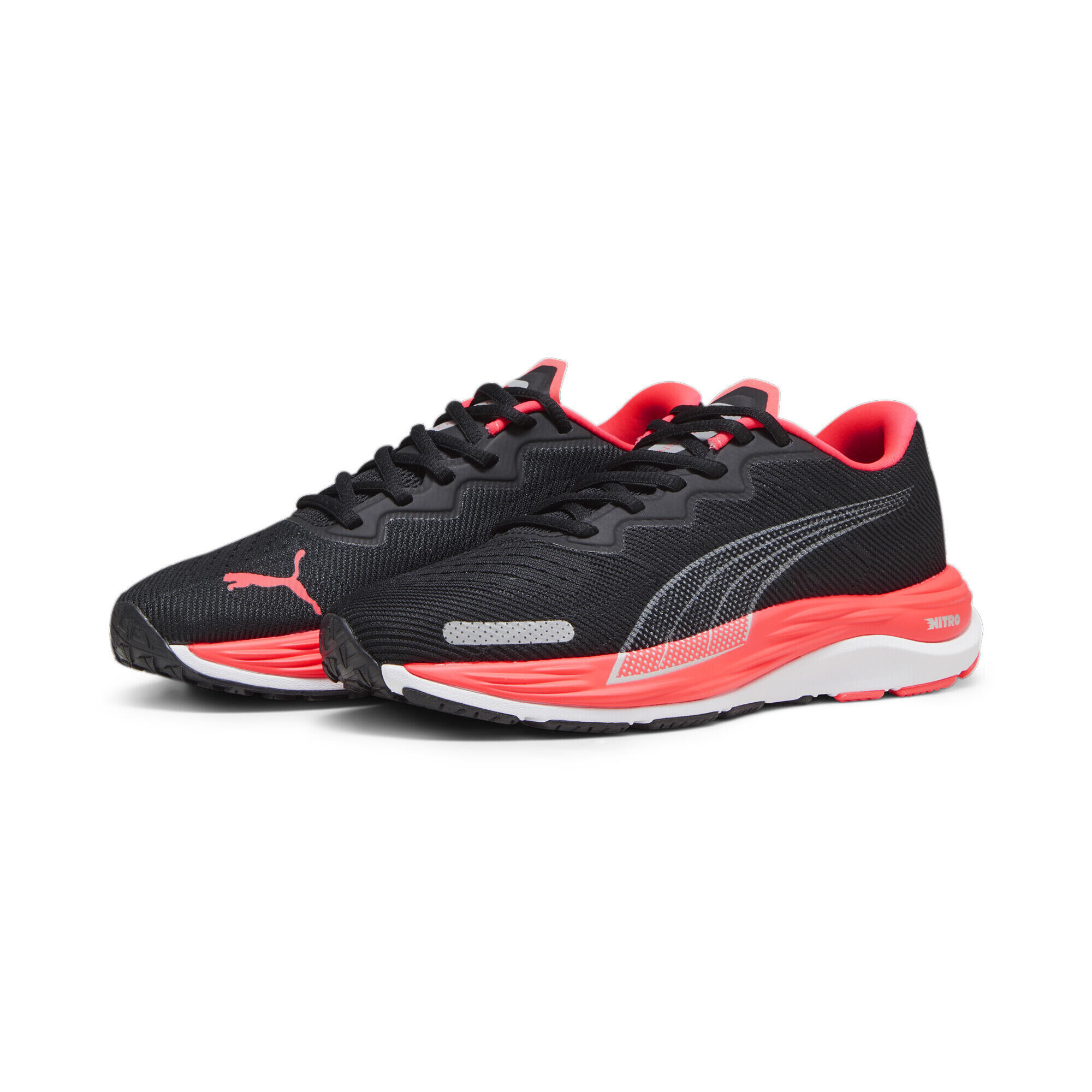PUMA Velocity Nitro 2 Laufschuhe Damen PUMA Black Fire Orchid Red