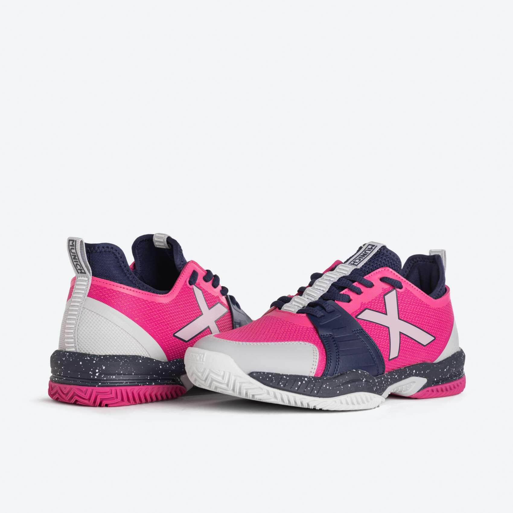 Zapatilla de pádel MUNICH Oxygen Plus adulto fucsia 2/5