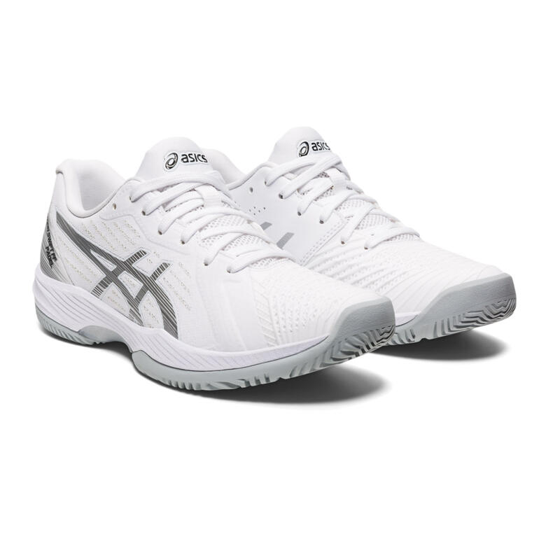 Asics Solution Swift Ff Padel Bianco Argento Donna 1042a204 100