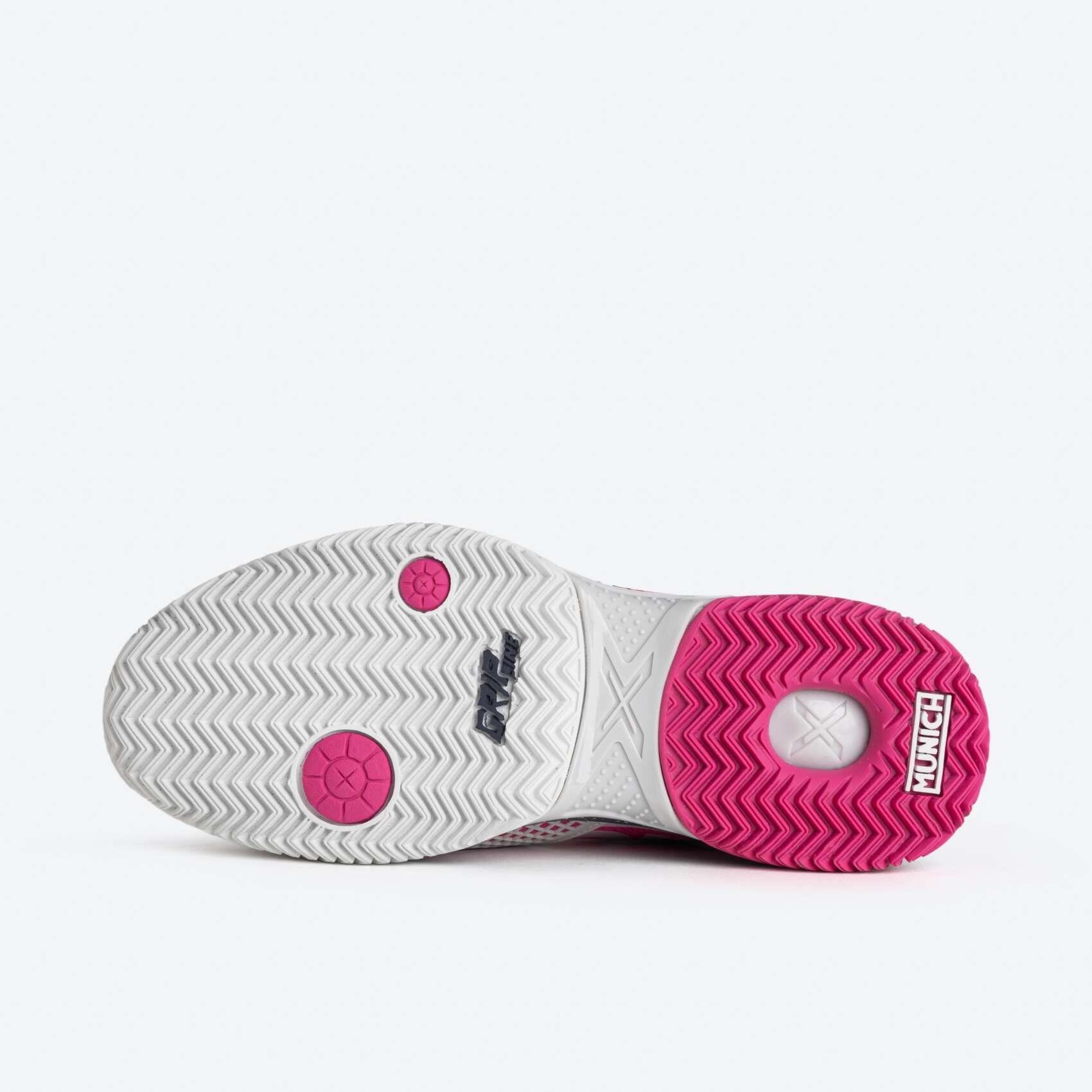 Zapatilla de pádel MUNICH Oxygen Plus adulto fucsia 5/5