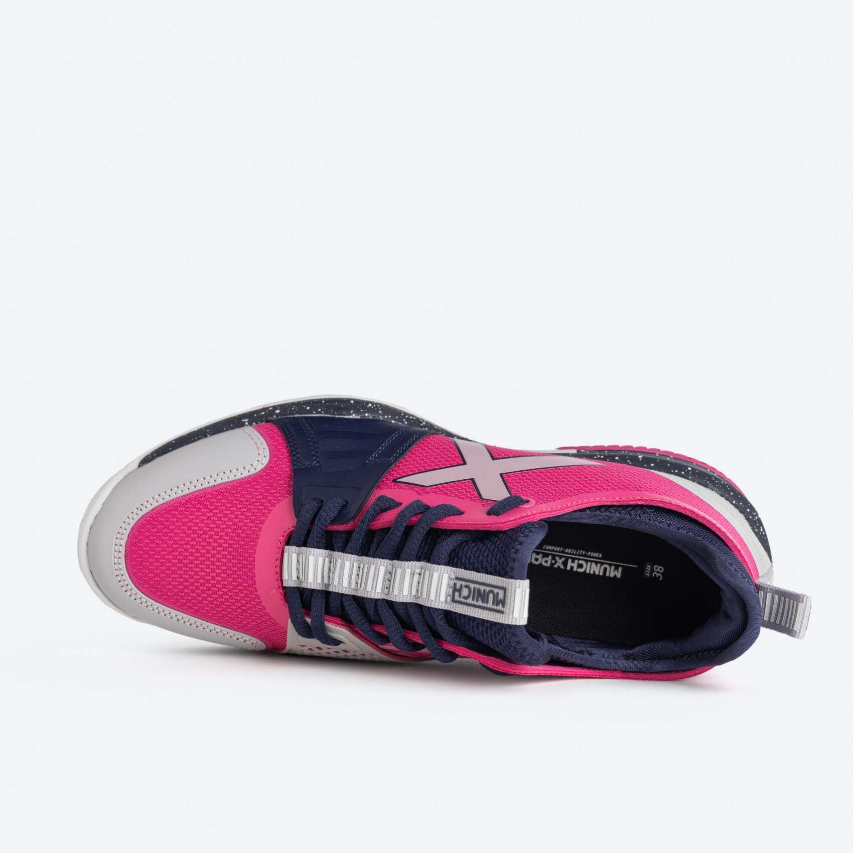 Zapatilla de pádel MUNICH Oxygen Plus adulto fucsia 4/5