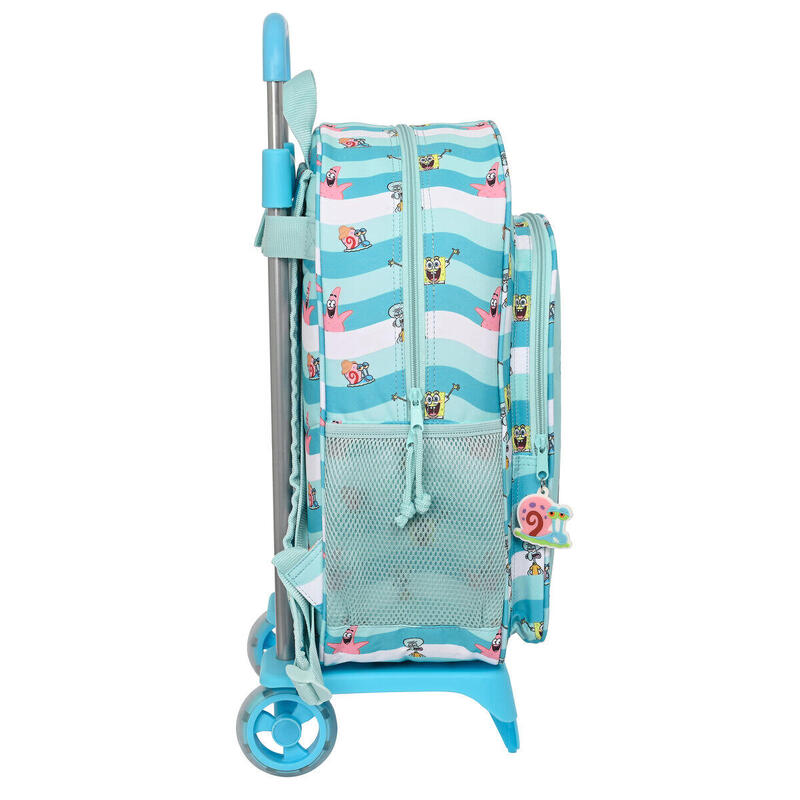 Cartable à roulettes Spongebob Stay positive Polyester