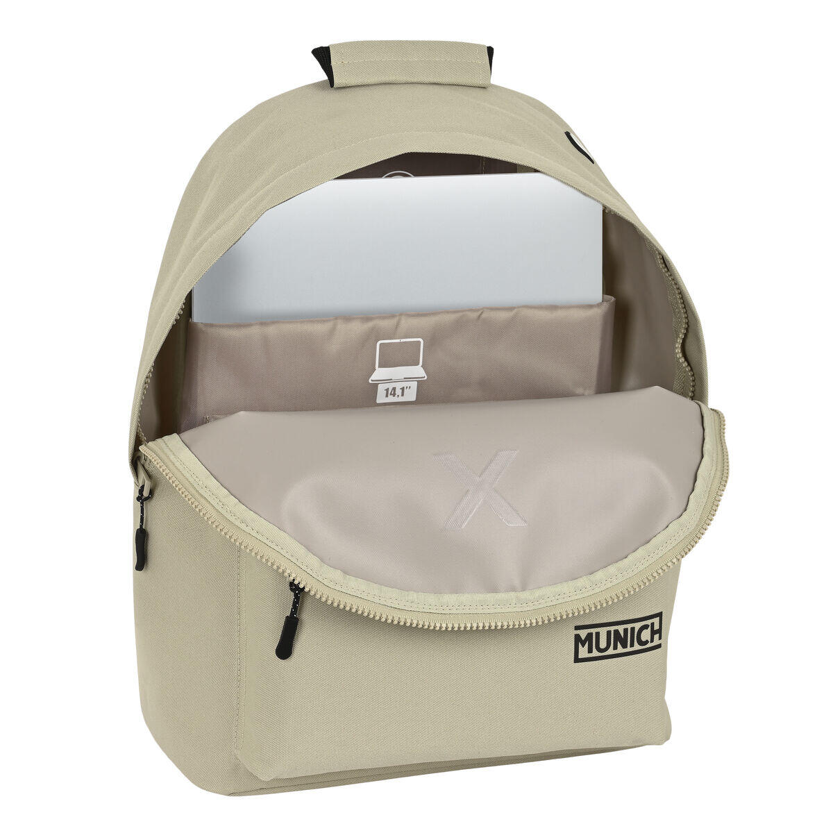 Sacoche pour Portable Munich  munich basicos  Beige 3/4