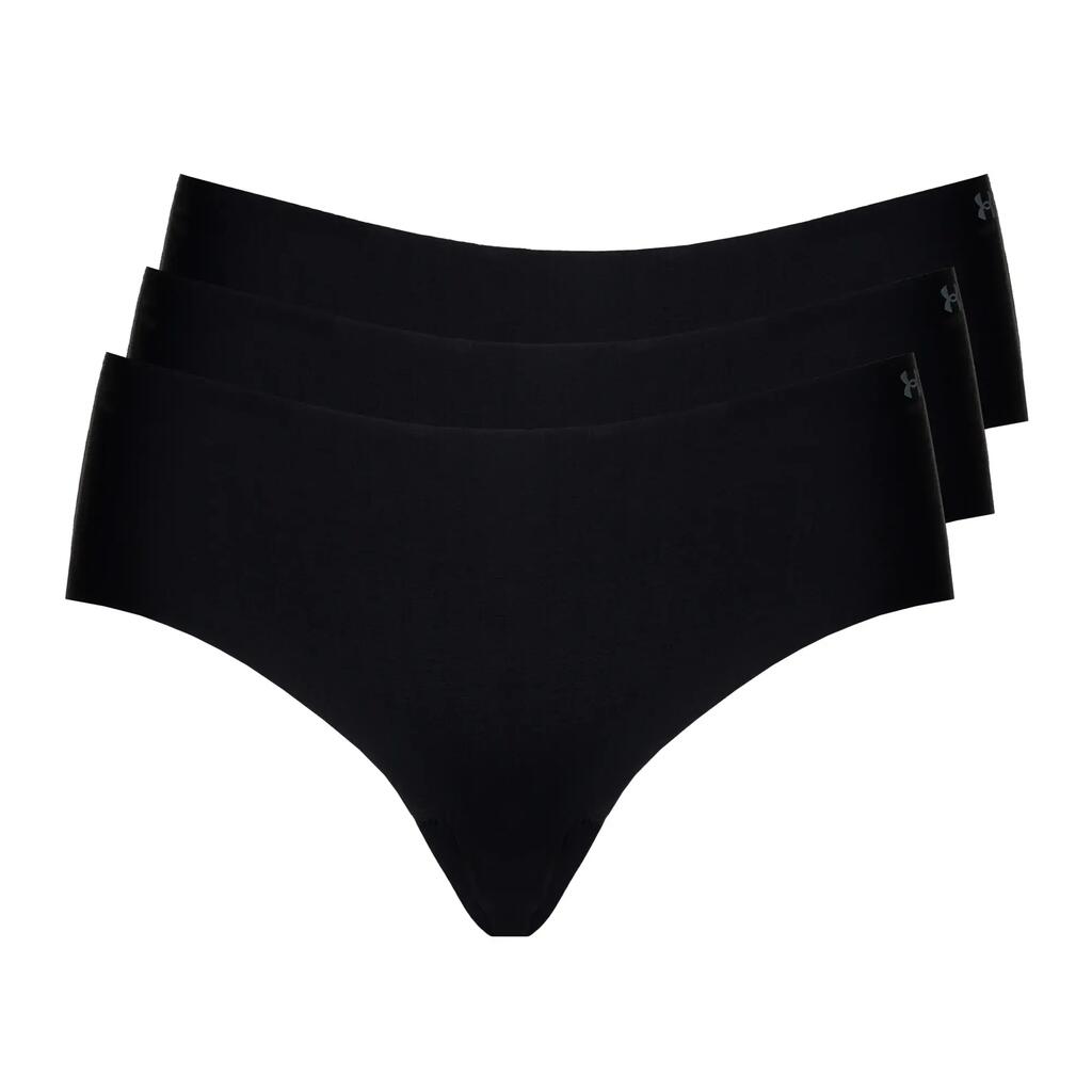 Panty Ladies Pack of 3 Stretch-UA PURE STRETCH NO SHOW HIPSTER-SOLID 3PK