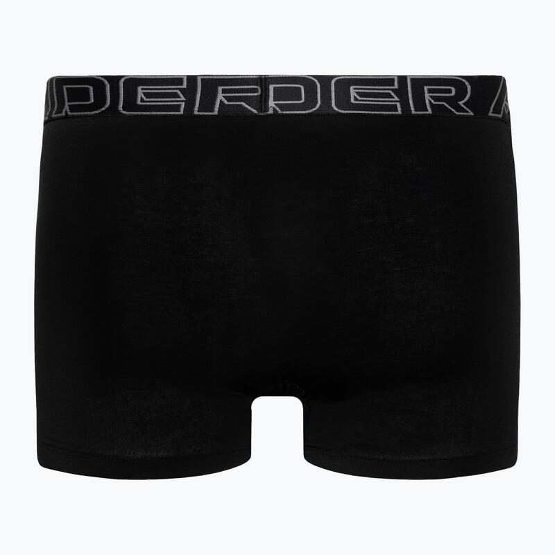 Boxeri fitness bărbați Perf Cotton, Negru