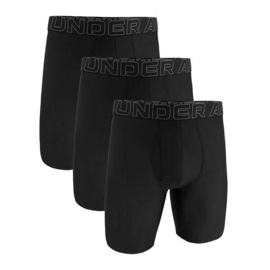 Boxershort Herren 3er Pack Figurbetont-UA PERFORMANCE TECH MESH -SOLID 9 IN 3PK