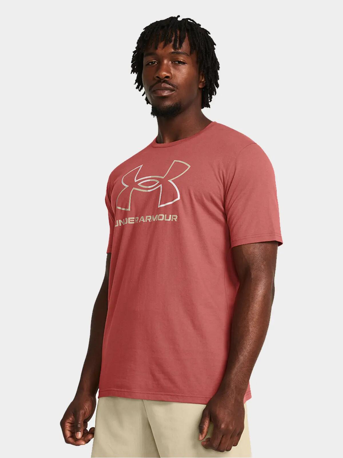 Maglia a maniche corte Under armour modello 1382915-611 per unisex 3/6