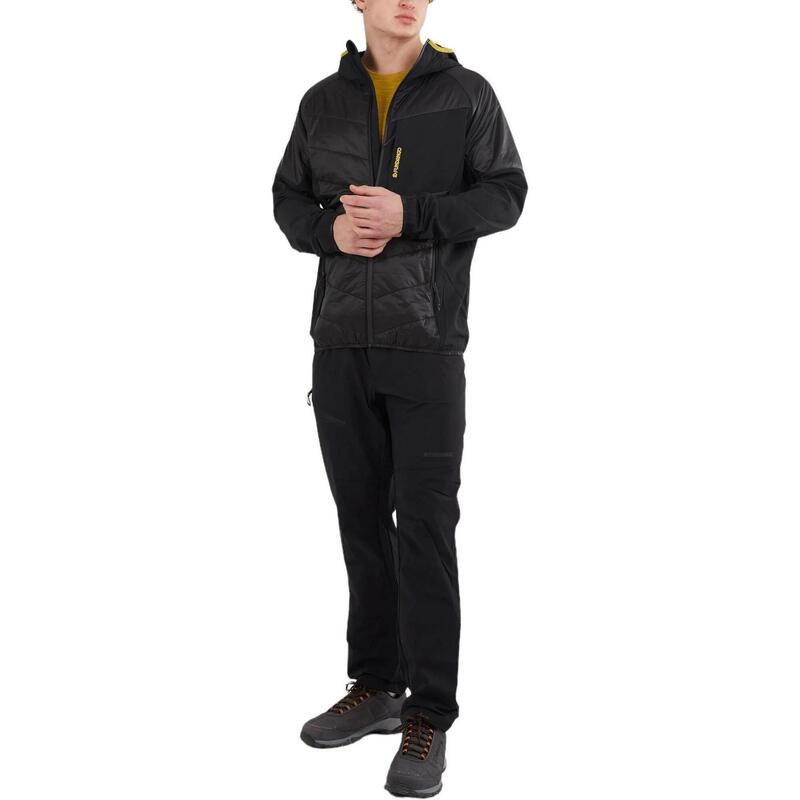 Gaara Hybrid Jacket férfi softshell kabát - fekete