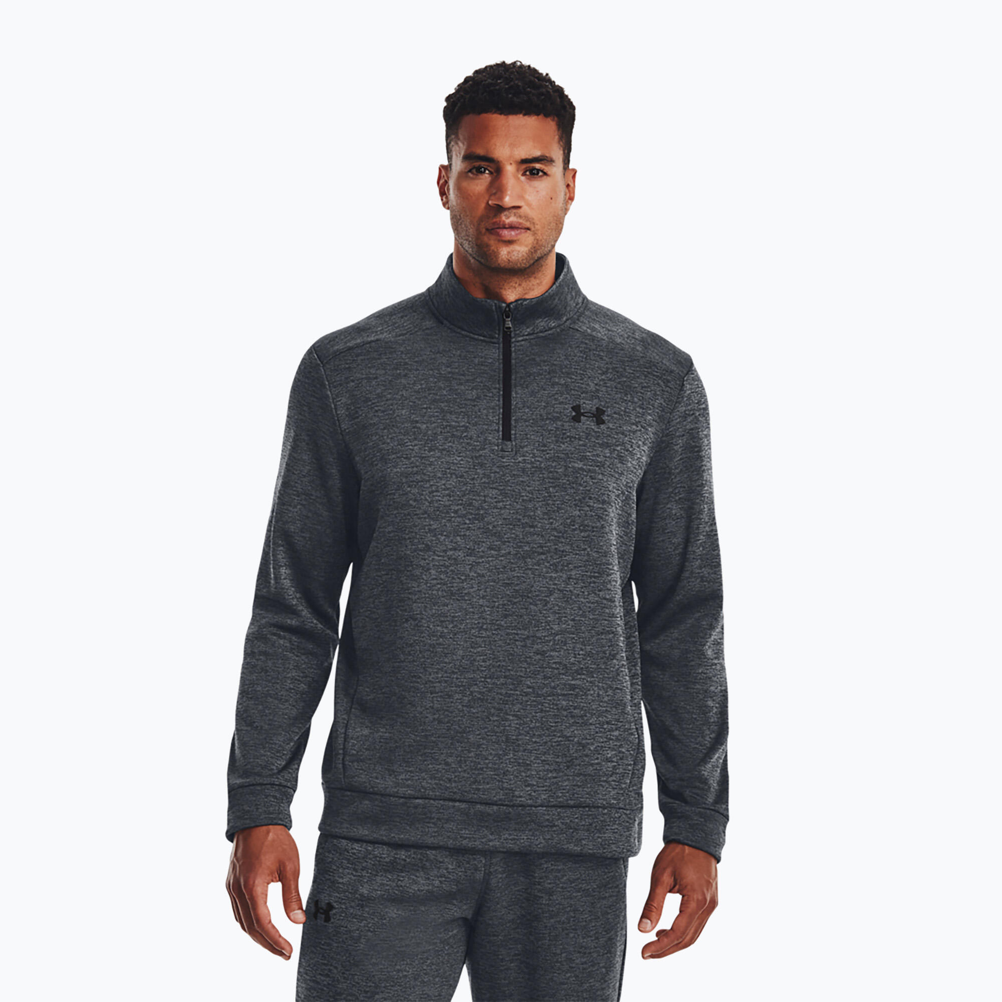 Under Armour Armor Fleece trainingssweatshirt voor heren met 1/4 rits 5/5