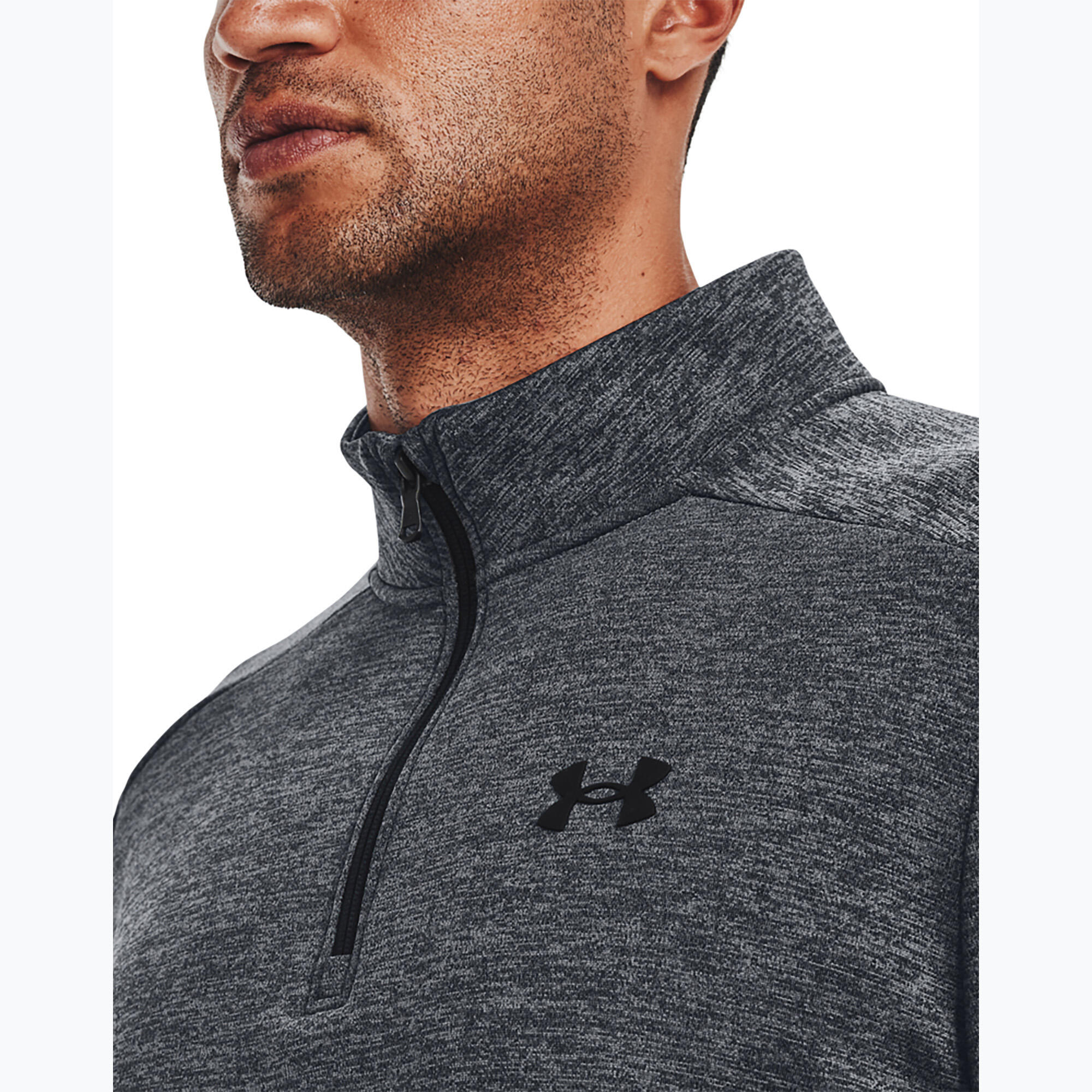 Under Armour Armor Fleece trainingssweatshirt voor heren met 1/4 rits 4/5