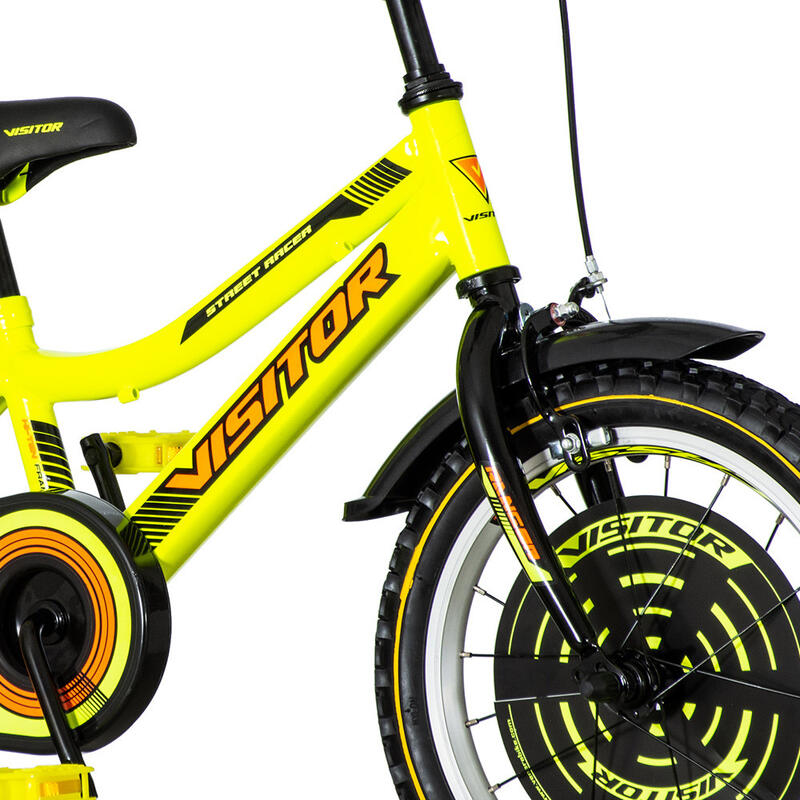 Explorer Ranger 16 sárga-fekete gyerek kerékpár
